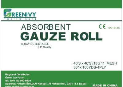 Greenivy GAUZE ROLL X-RAY DETECTABLE