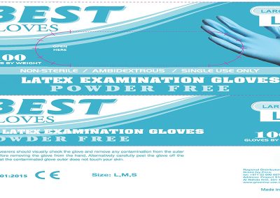 Greenivy Latex Examination Gloves
