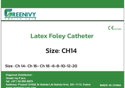 Greenivy Latex Foley Catheter